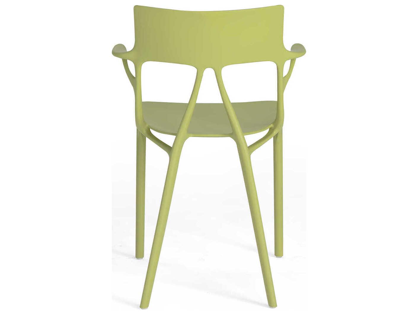 Kartell Ai Green Arm Dining Chair  (Sold in 2)
