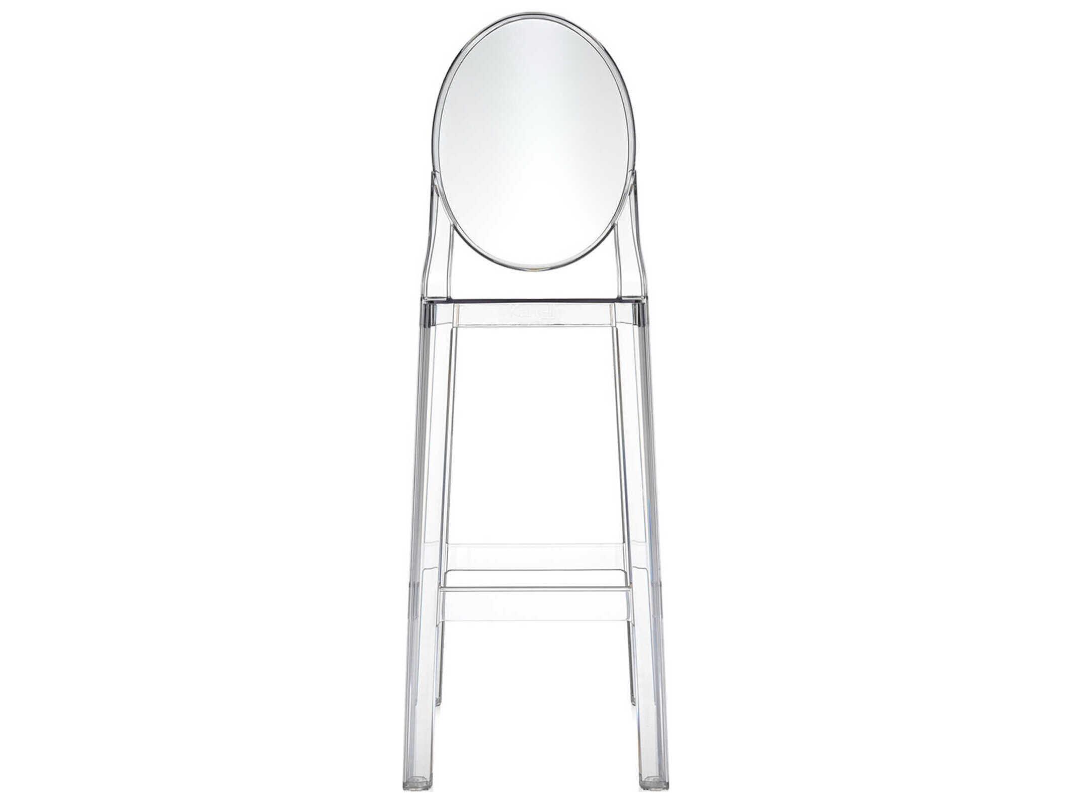 Kartell One More Crystal Bar Stool  (Sold in 2)