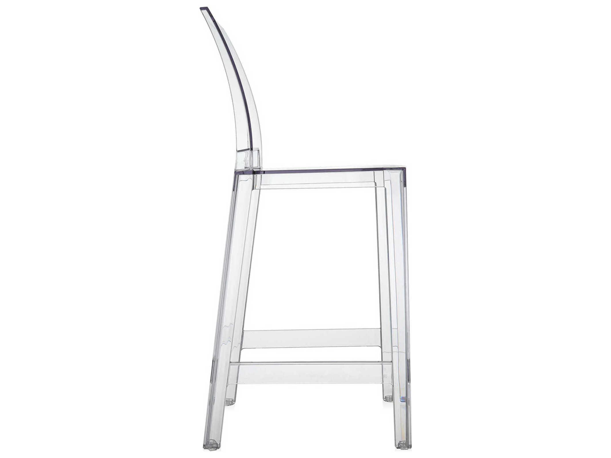 Kartell One More Please Crystal Counter Stool  (Sold in 2)