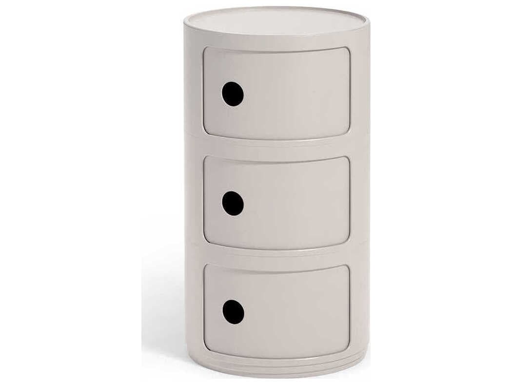 Kartell Componibili Bio Cream File Cabinet