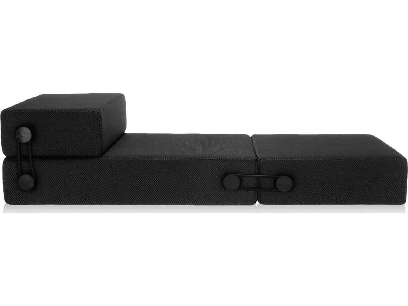 Kartell Trix Black Upholstered Chaise