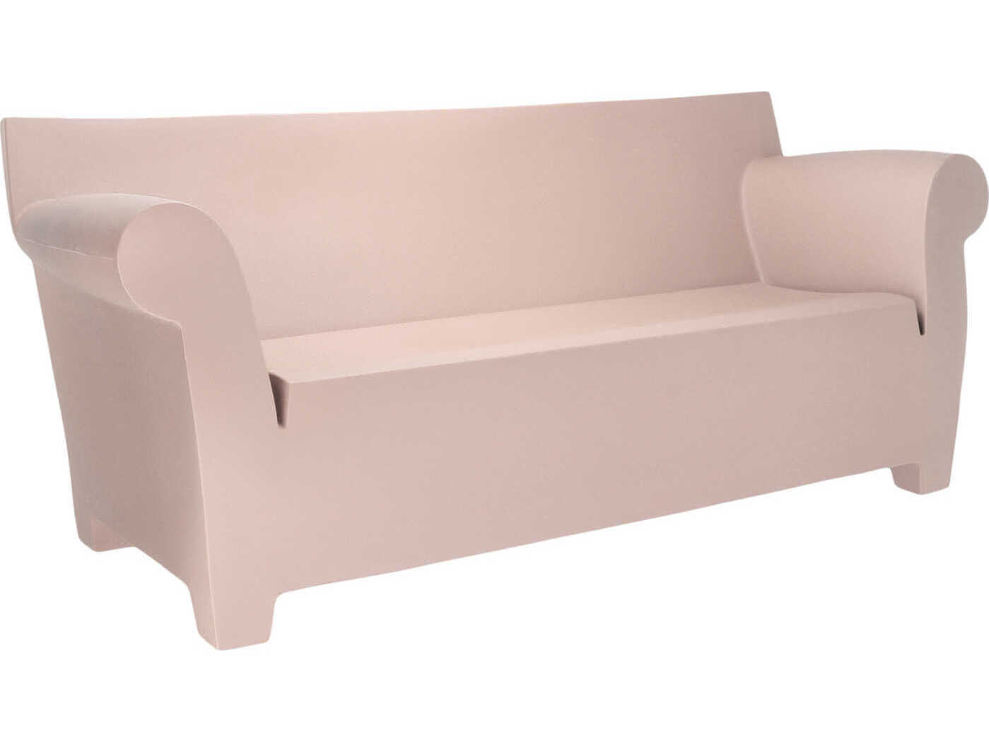 Kartell Bubble Club Powder Pink Loveseat