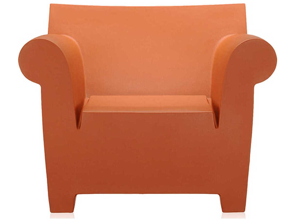 Kartell Bubble Club Orange Accent Chair