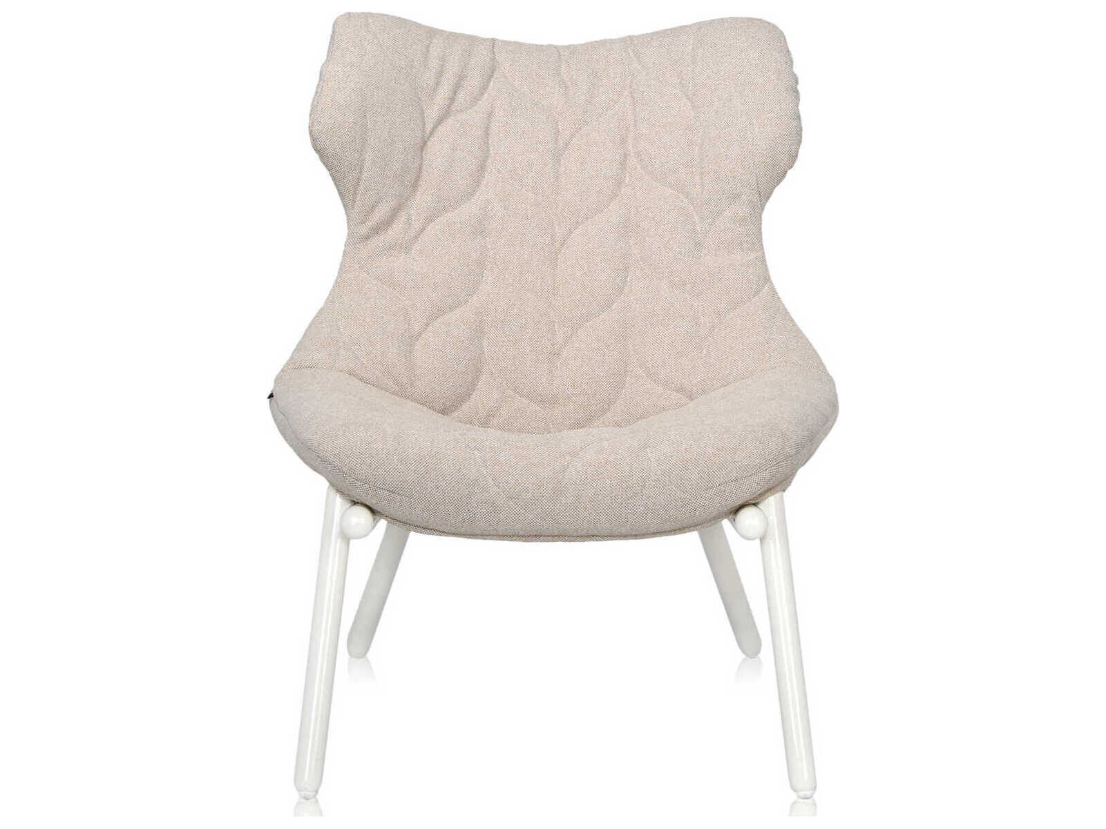 Kartell Foliage Beige Fabric Accent Chair