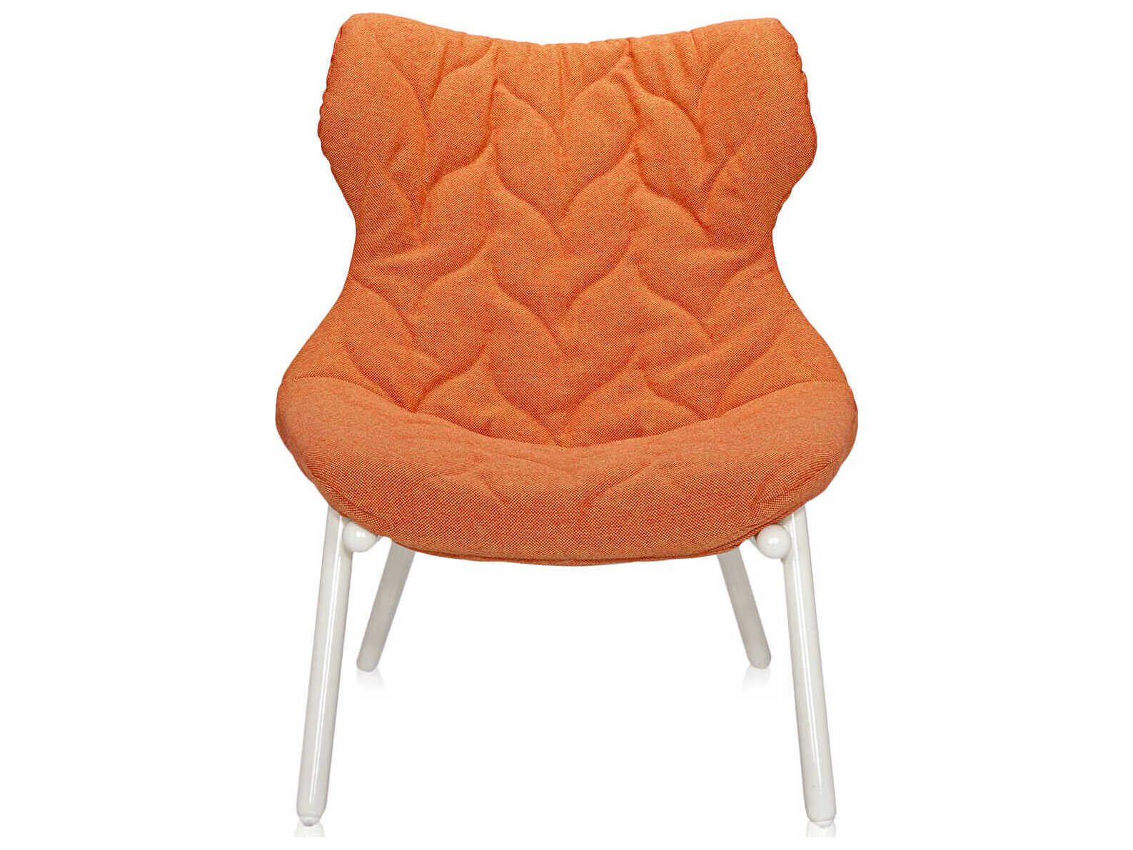 Kartell Foliage Orange Fabric Accent Chair