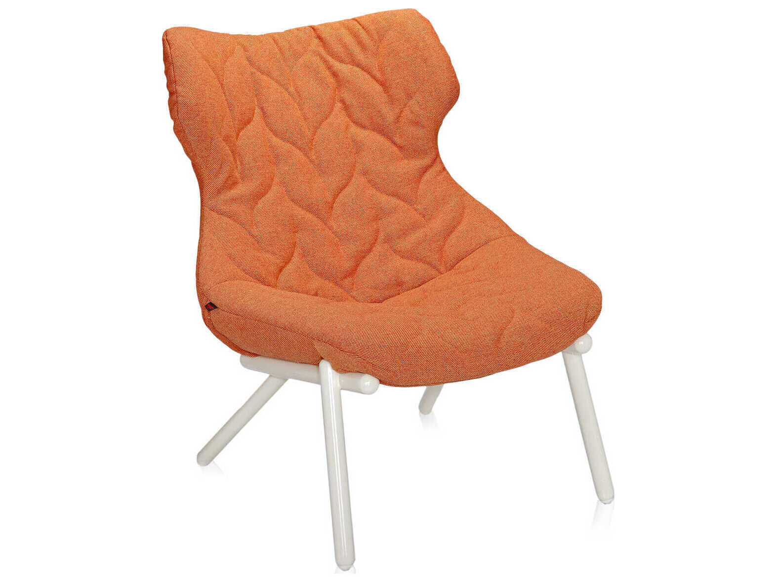 Kartell Foliage Orange Fabric Accent Chair