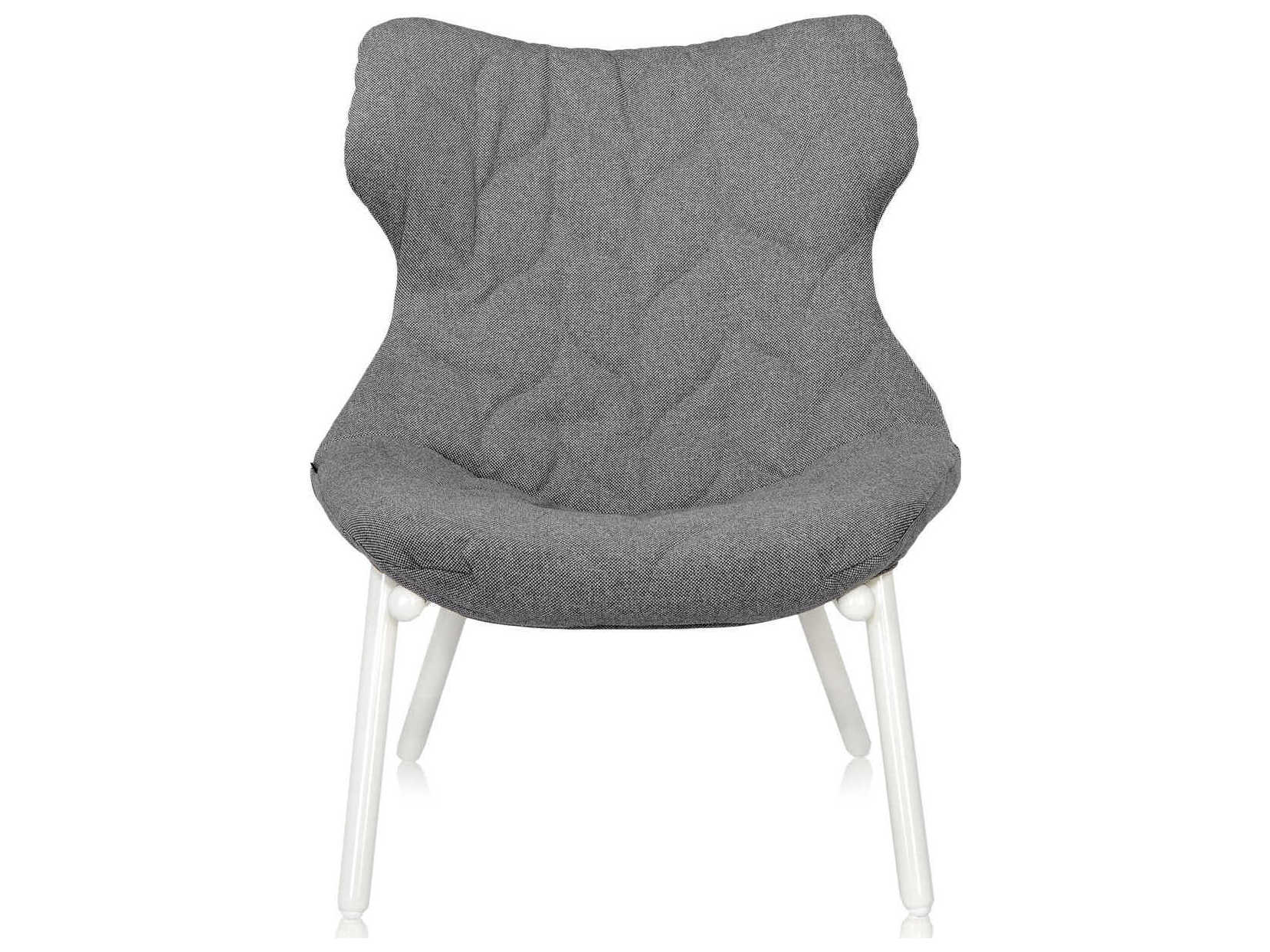 Kartell Foliage Gray Fabric Accent Chair