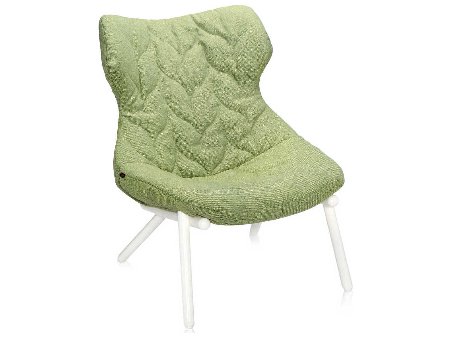 Kartell Foliage Green Fabric Accent Chair