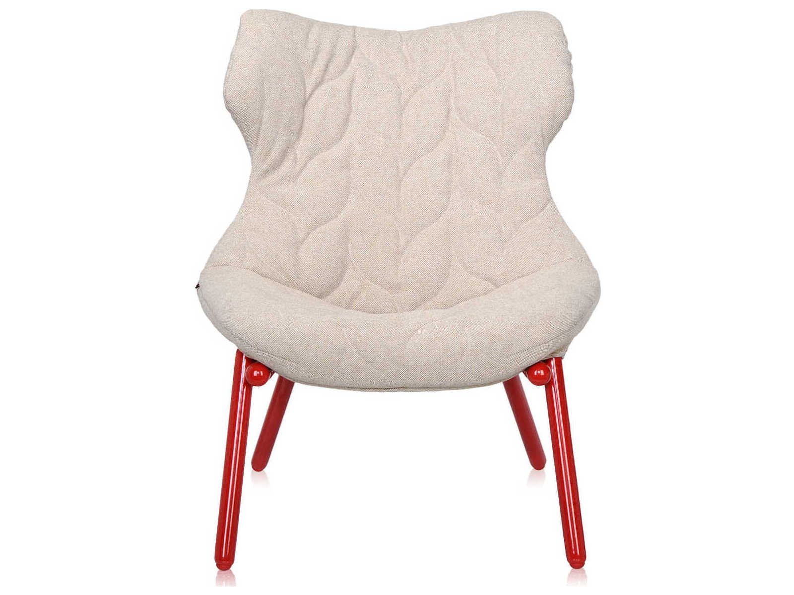 Kartell Foliage Beige Fabric Accent Chair