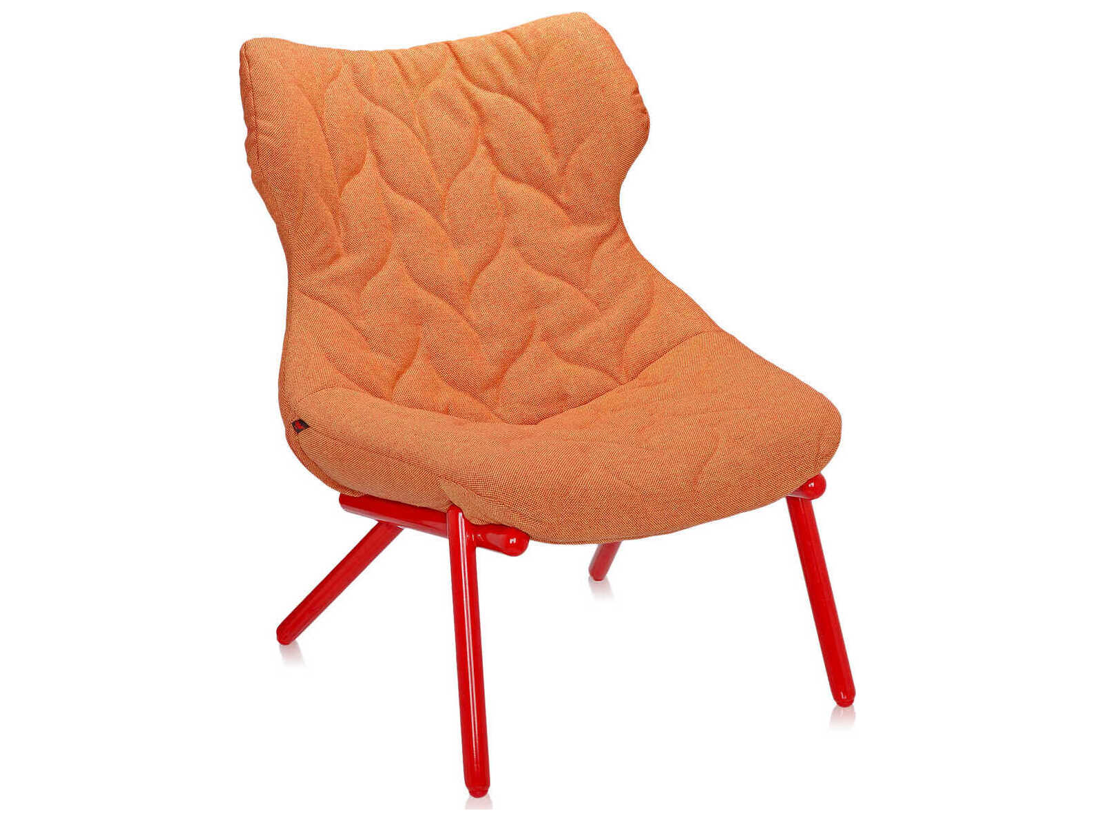Kartell Foliage Orange Fabric Accent Chair