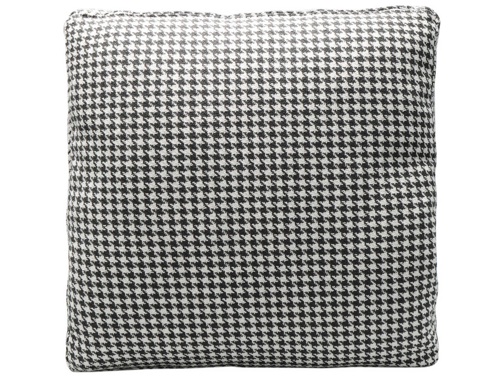 Kartell Largo Gray Houndstooth 19" x 19" Pillow