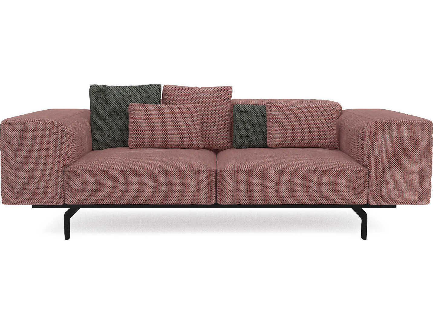 Kartell Largo Gubbio Pink Upholstered Sofa