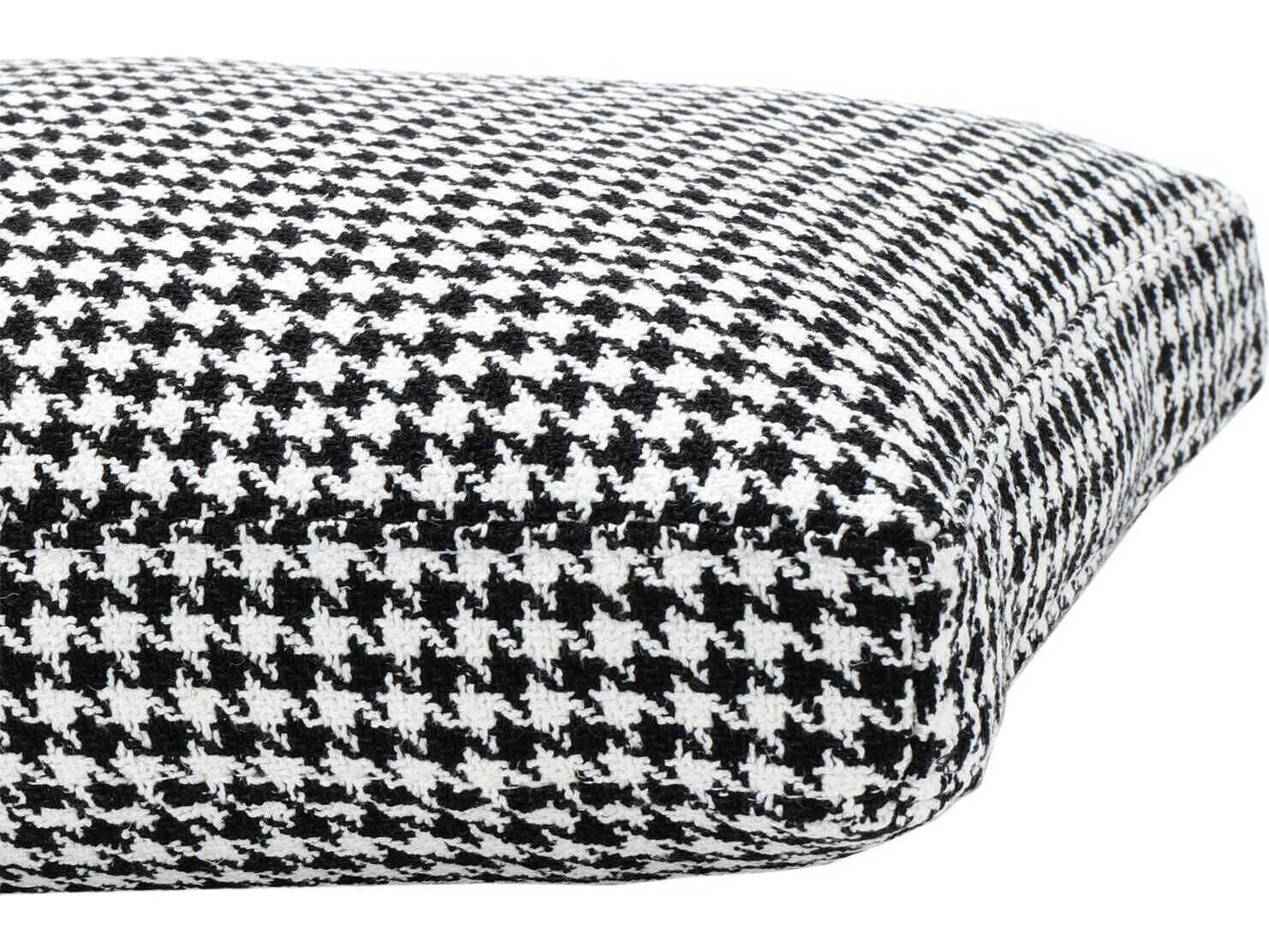 Kartell Largo Black Houndstooth 19" x 14" Pillow