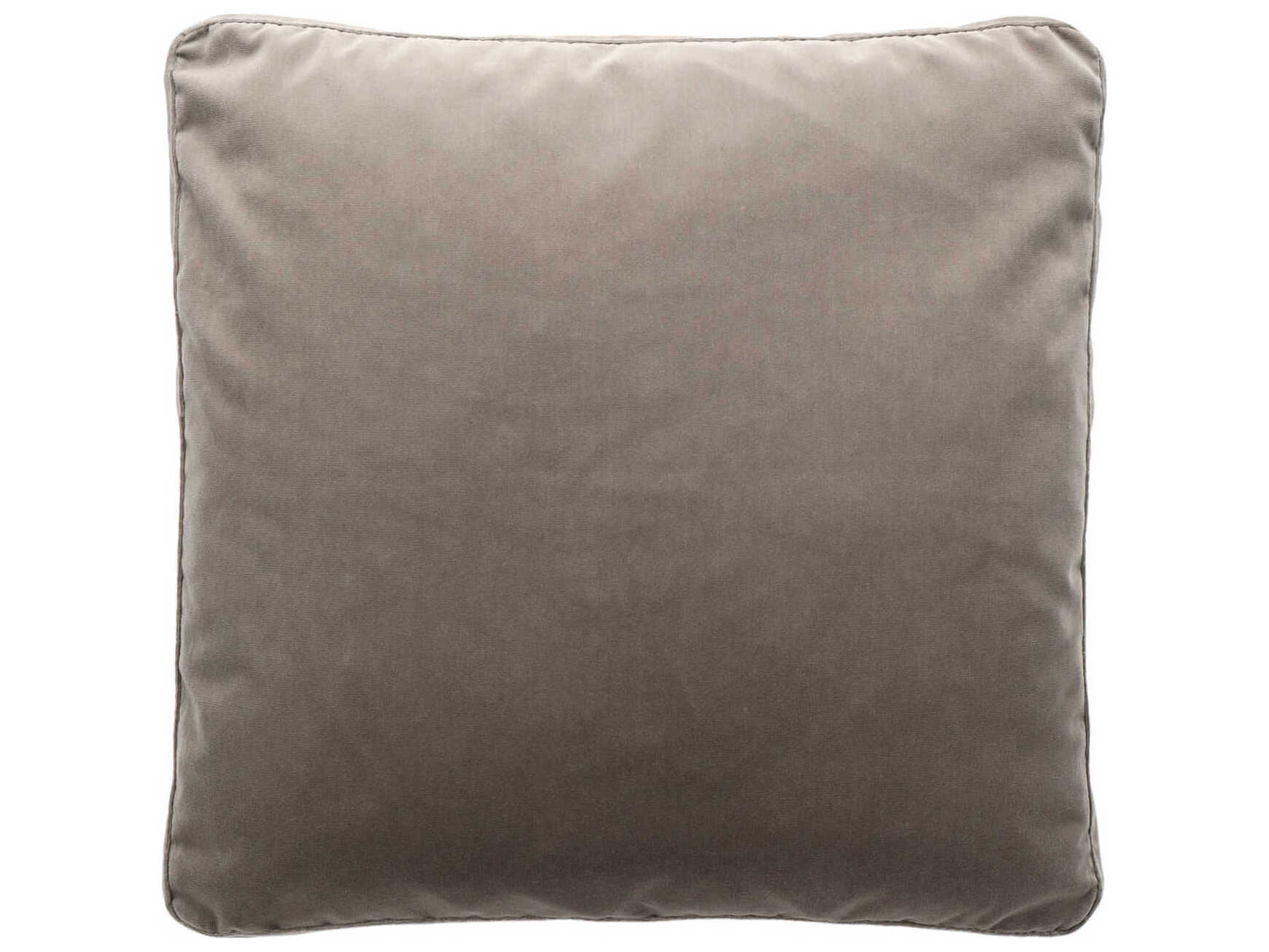 Kartell Largo Dove Gray Velvet 19" x 19" Pillow