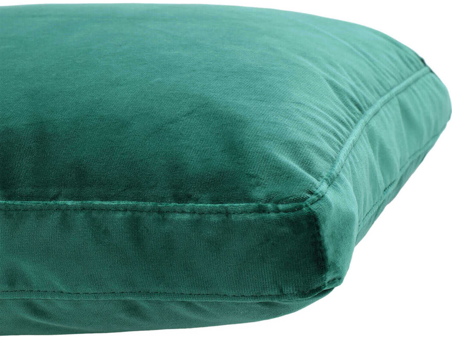 Kartell Largo Forest Green Velvet 19" x 19" Pillow