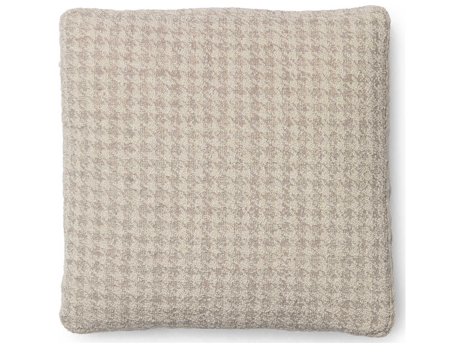 Kartell Largo Jacquard Beige 19" x 19" Pillow