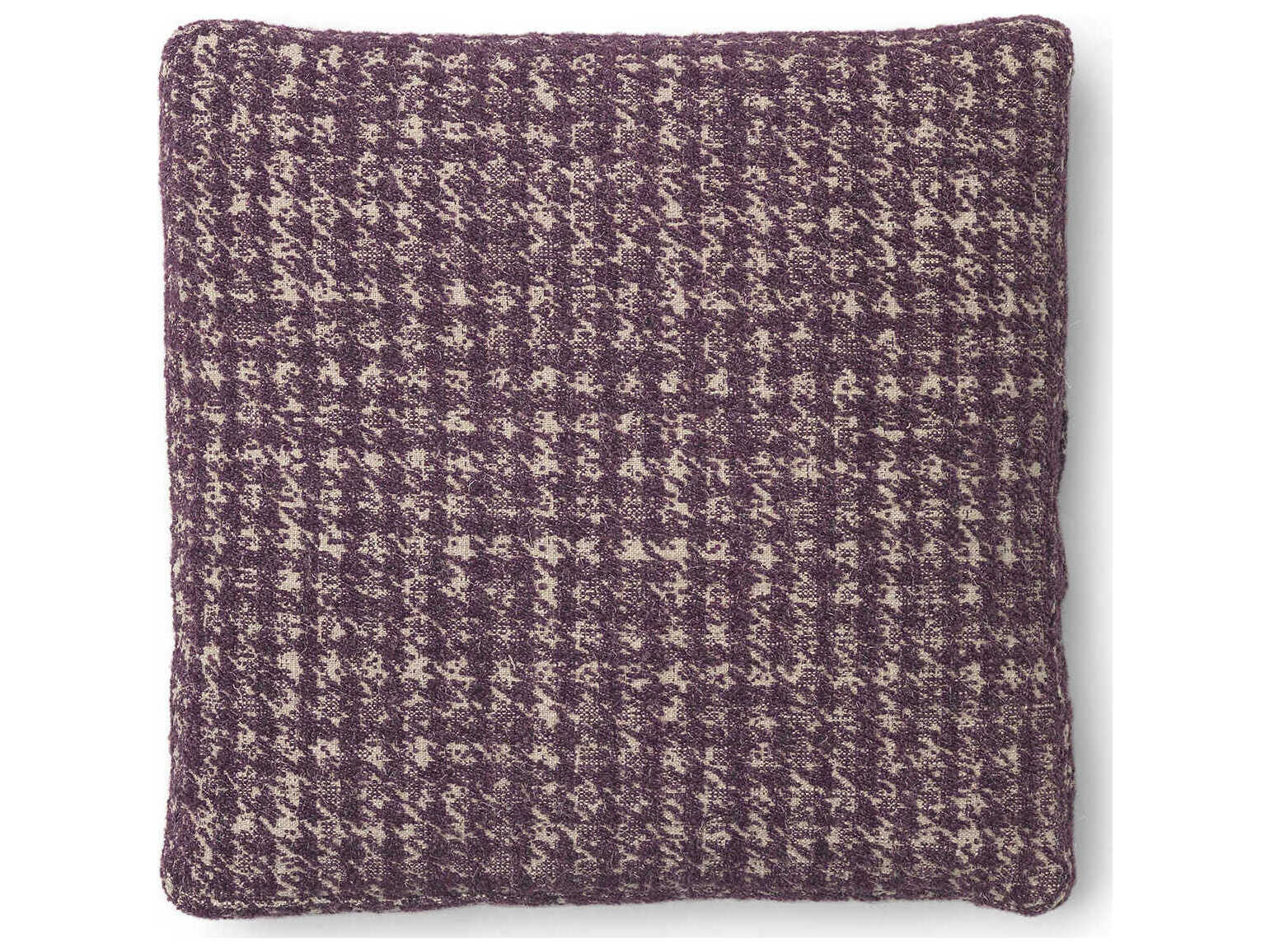 Kartell Largo Jacquard Plum 19" x 19" Pillow