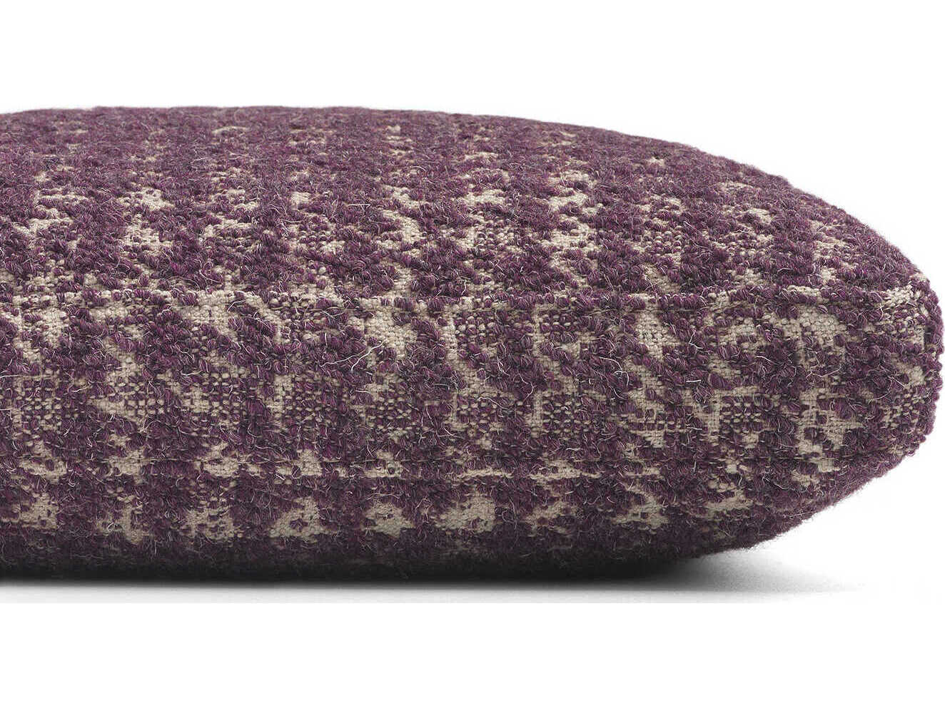 Kartell Largo Jacquard Plum 19" x 19" Pillow