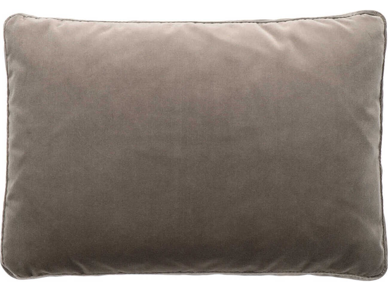 Kartell Largo Dove Gray Velvet 19" x 14" Pillow