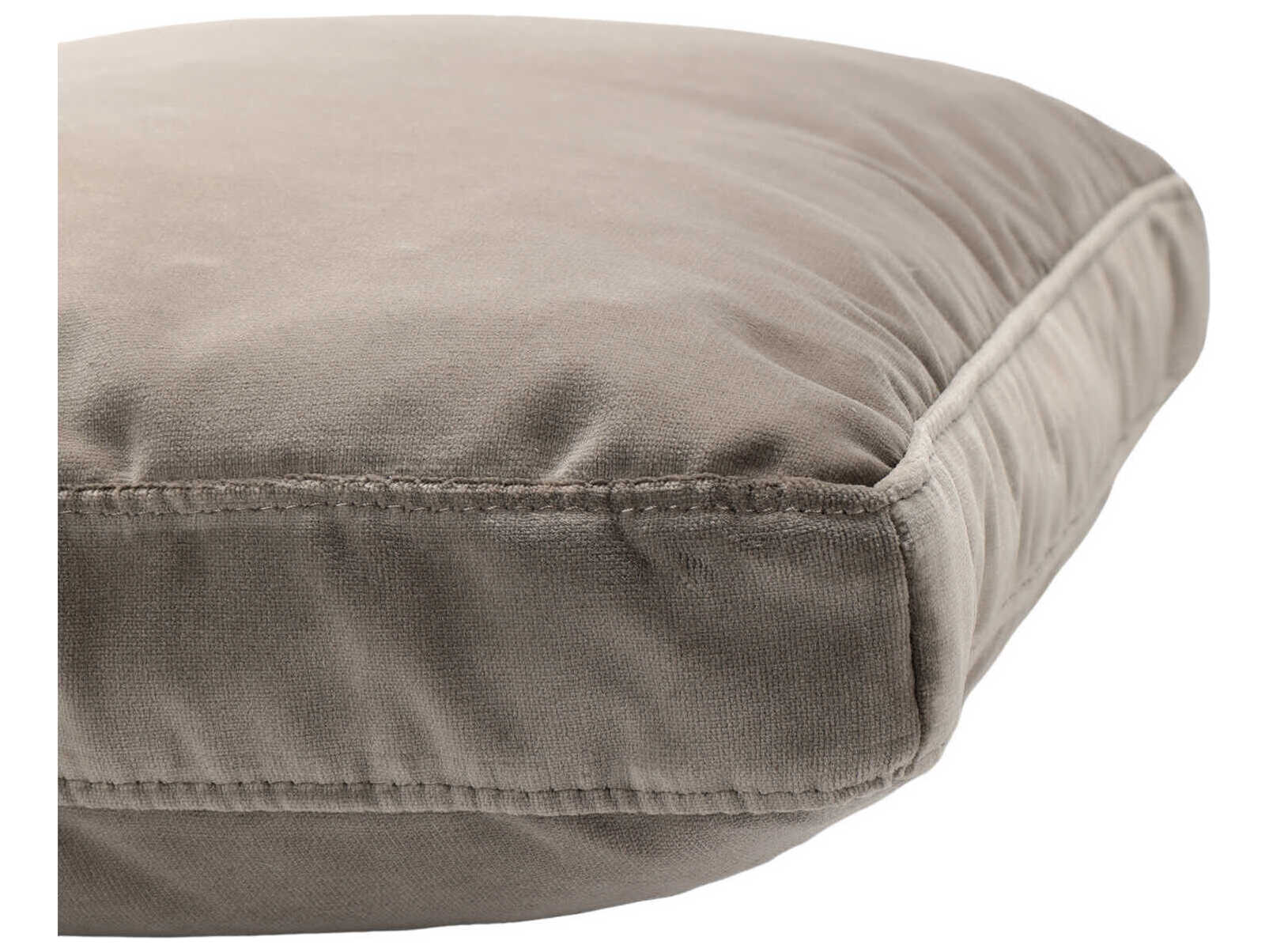 Kartell Largo Dove Gray Velvet 19" x 14" Pillow