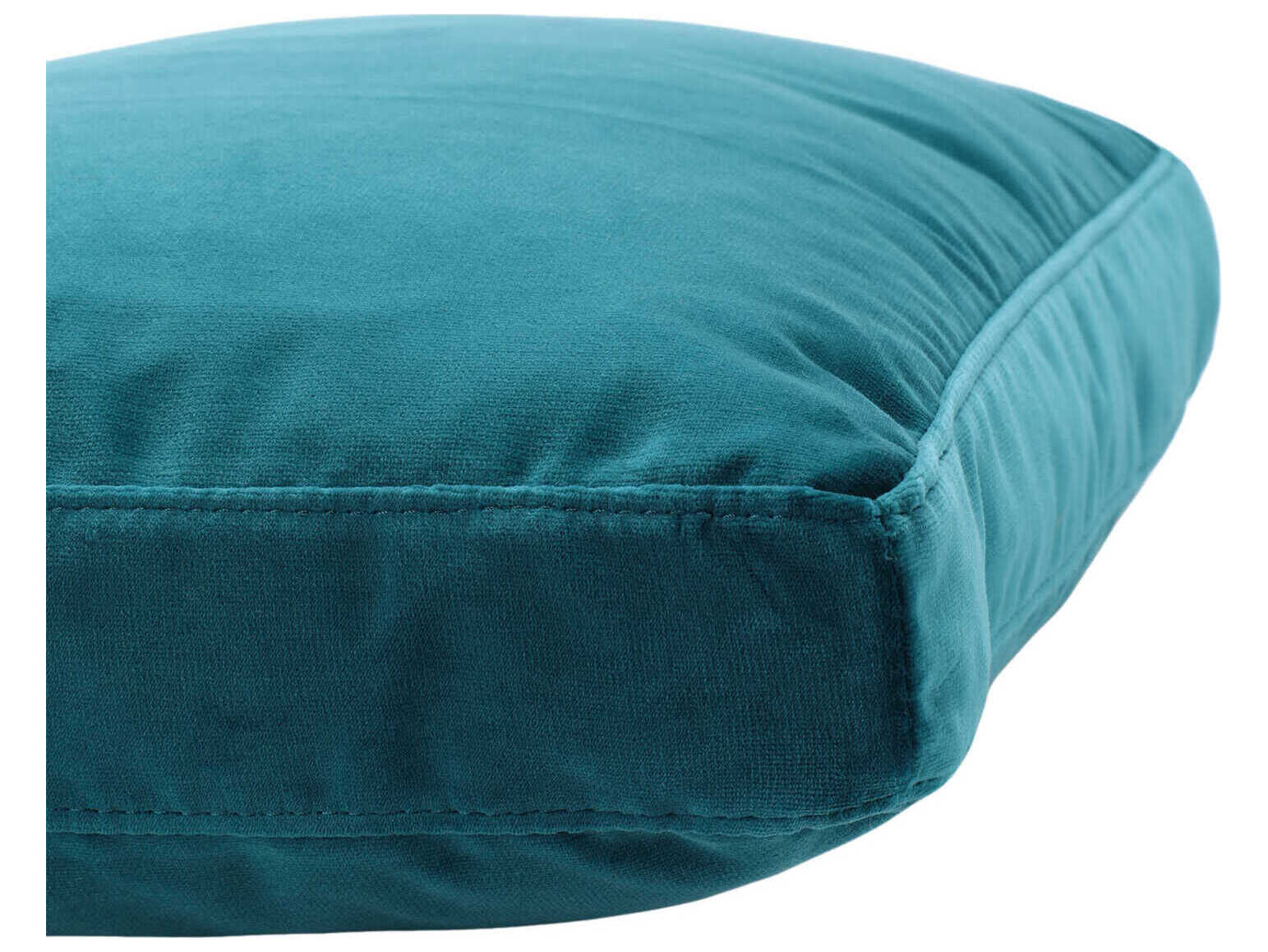Kartell Largo Teal Velvet 19" x 14" Pillow