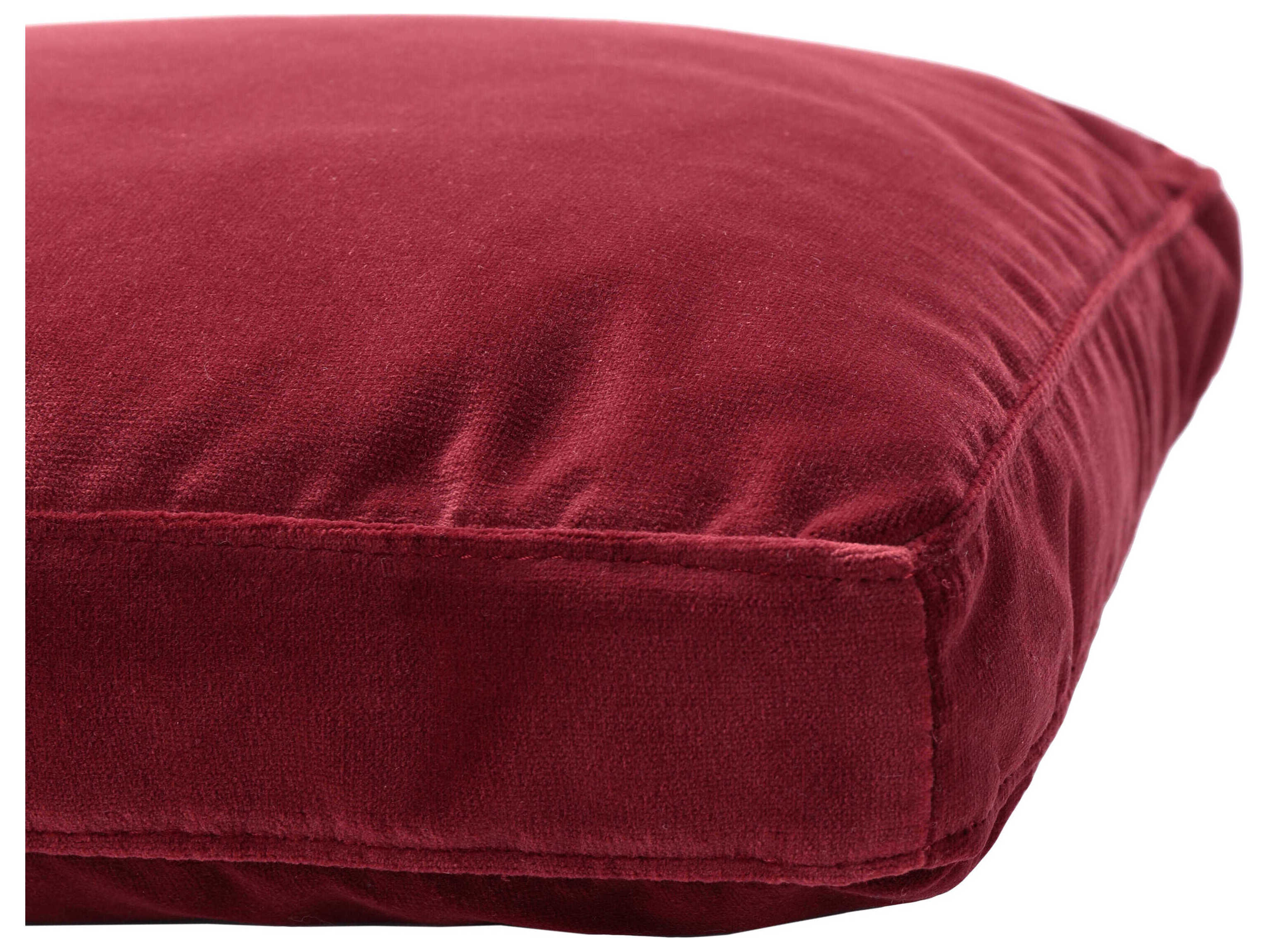 Kartell Largo Cardinal Red Velvet 19" x 14" Pillow