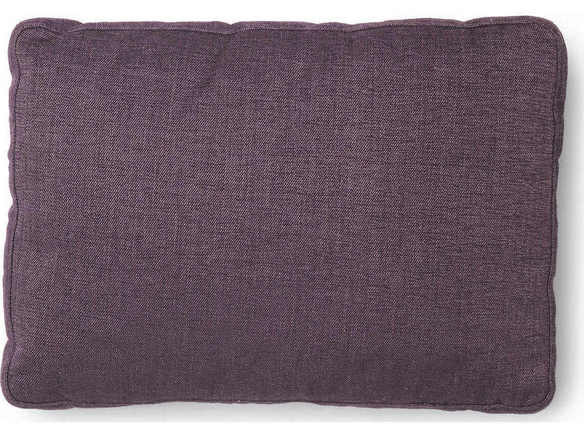 Kartell Largo Melange Plum 19" x 14" Pillow