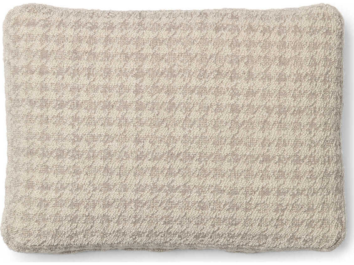 Kartell Largo Jacquard Beige 19" x 14" Pillow