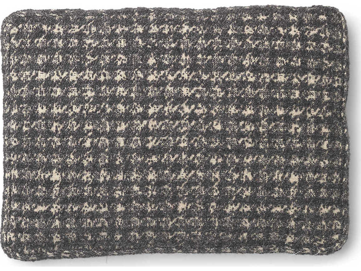 Kartell Largo Jacquard Gray 19" x 14" Pillow