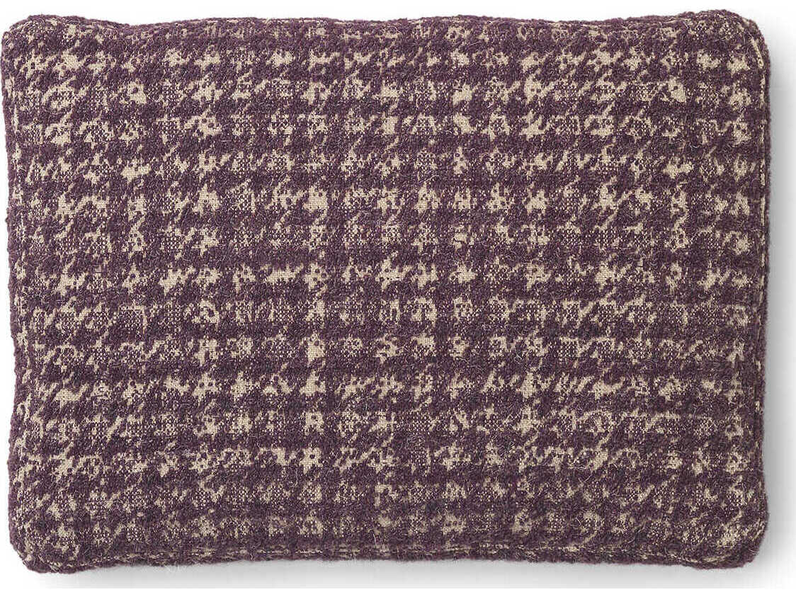 Kartell Largo Jacquard Plum 19" x 14" Pillow
