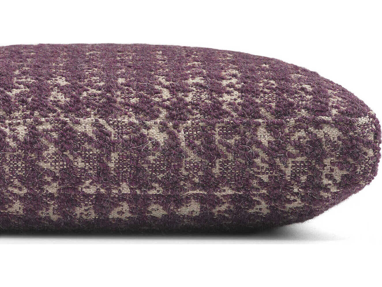 Kartell Largo Jacquard Plum 19" x 14" Pillow