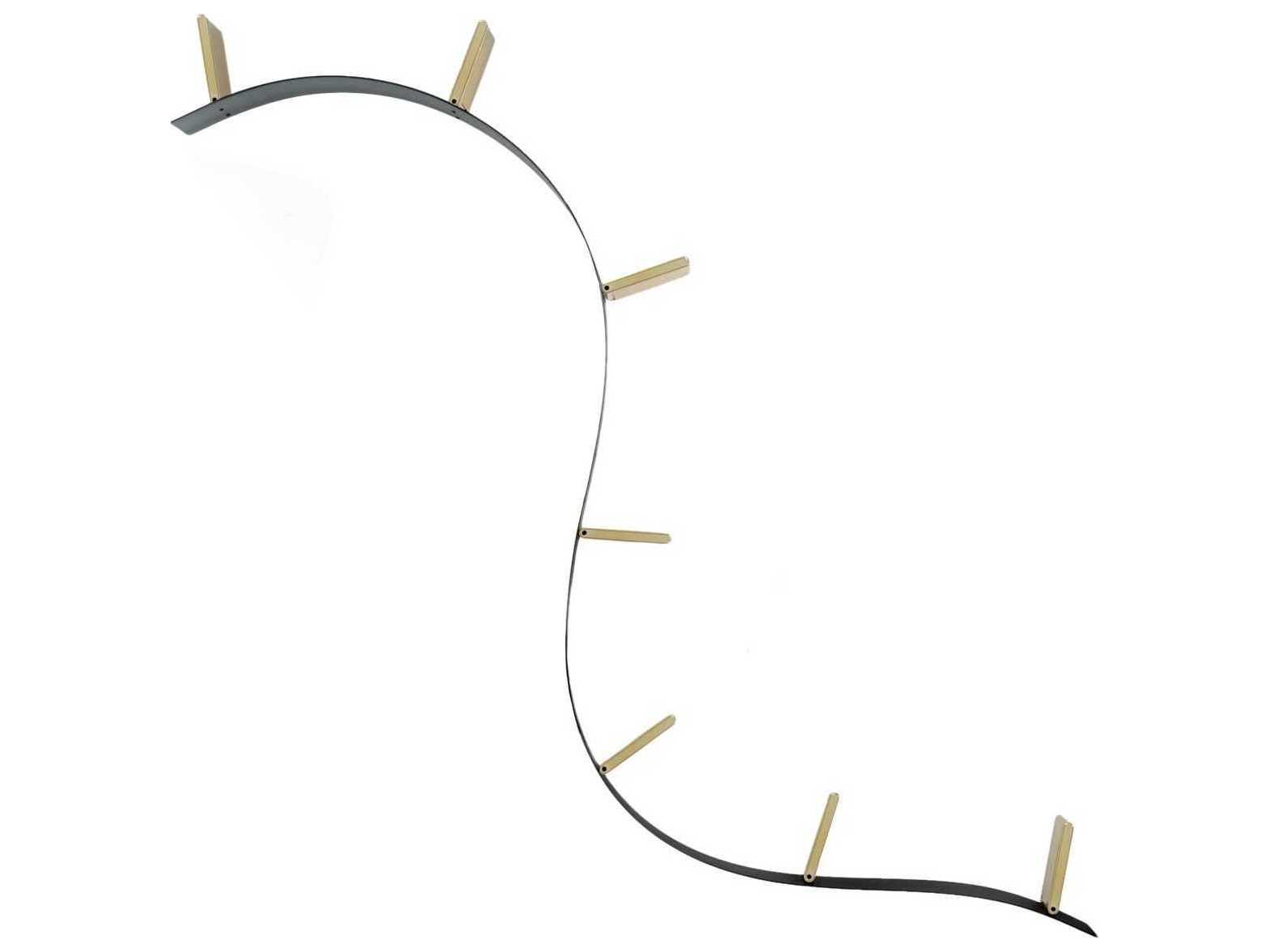 Kartell Bookworm Black Gold Bookcase