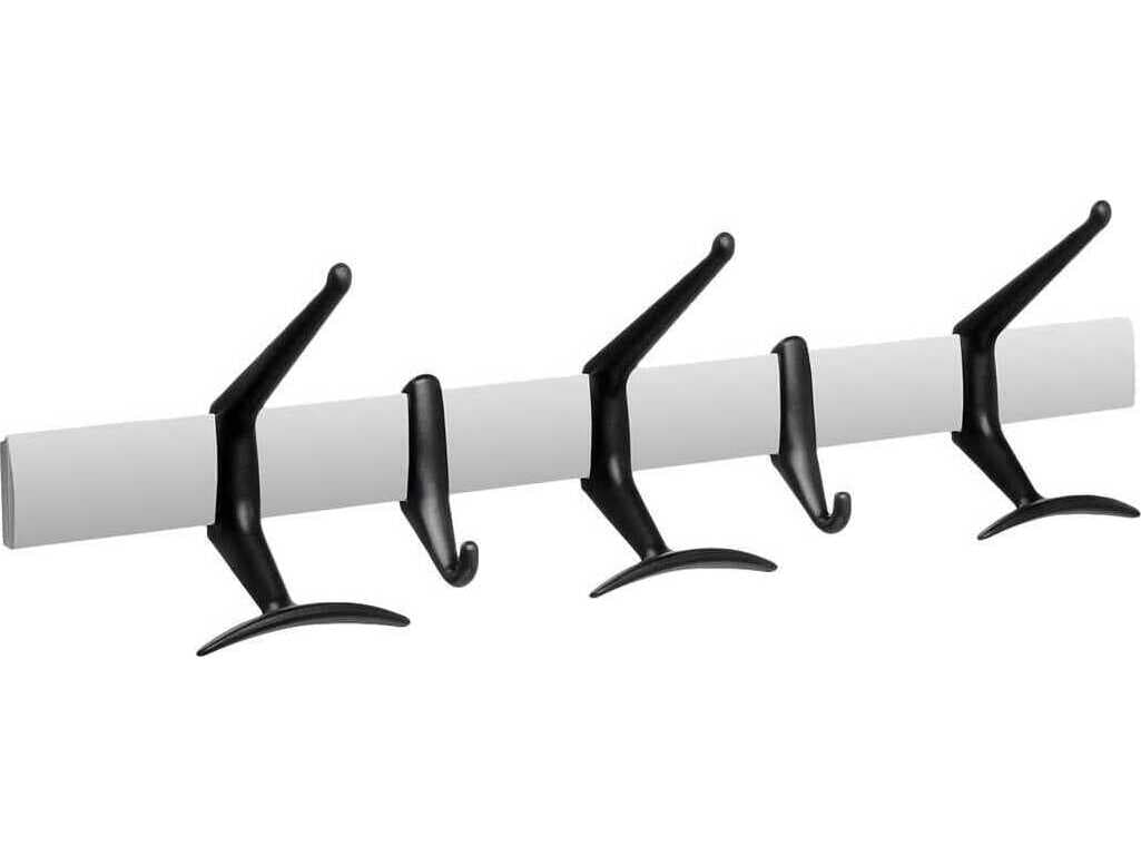 Kartell Hanger Black Five Hook Wall Hanger