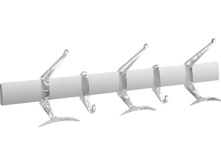 Kartell Hanger Crystal Five Hook Wall Hanger