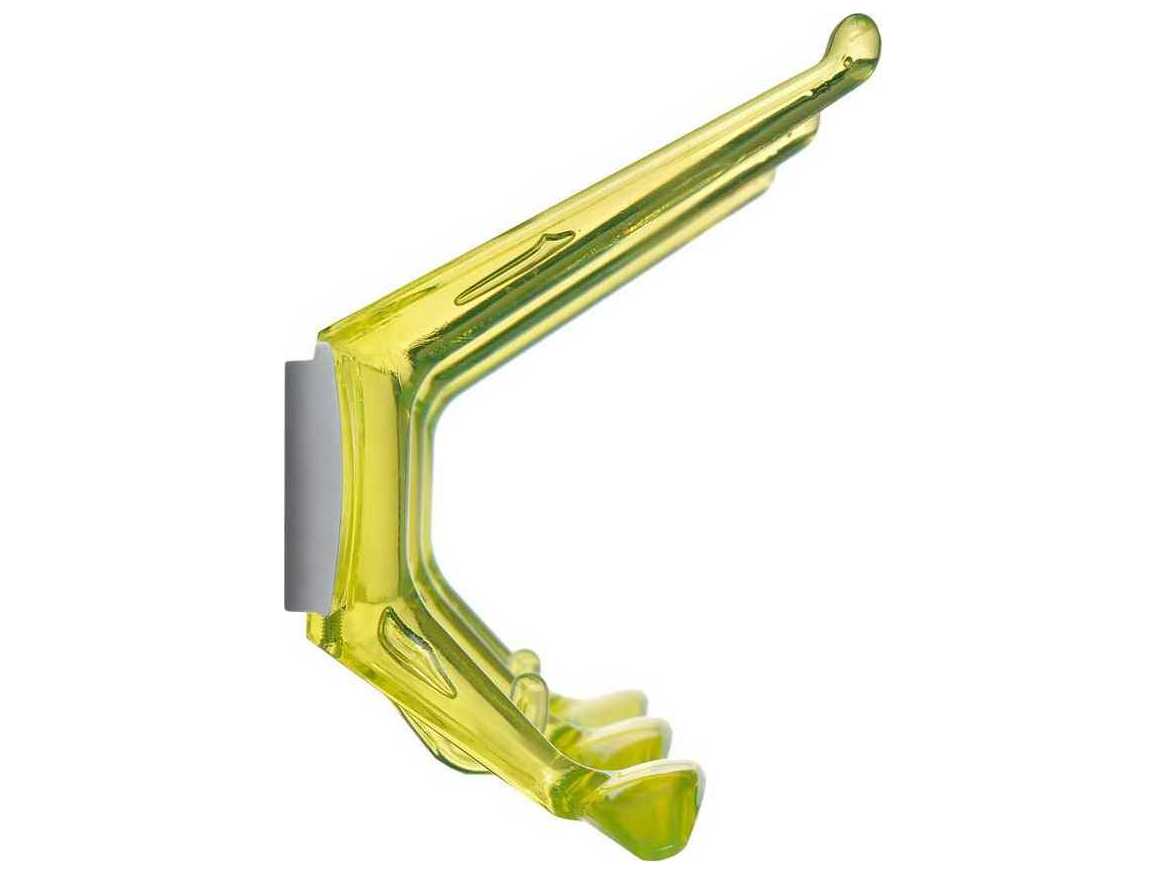 Kartell Hanger Citron Yellow Five Hook Wall Hanger