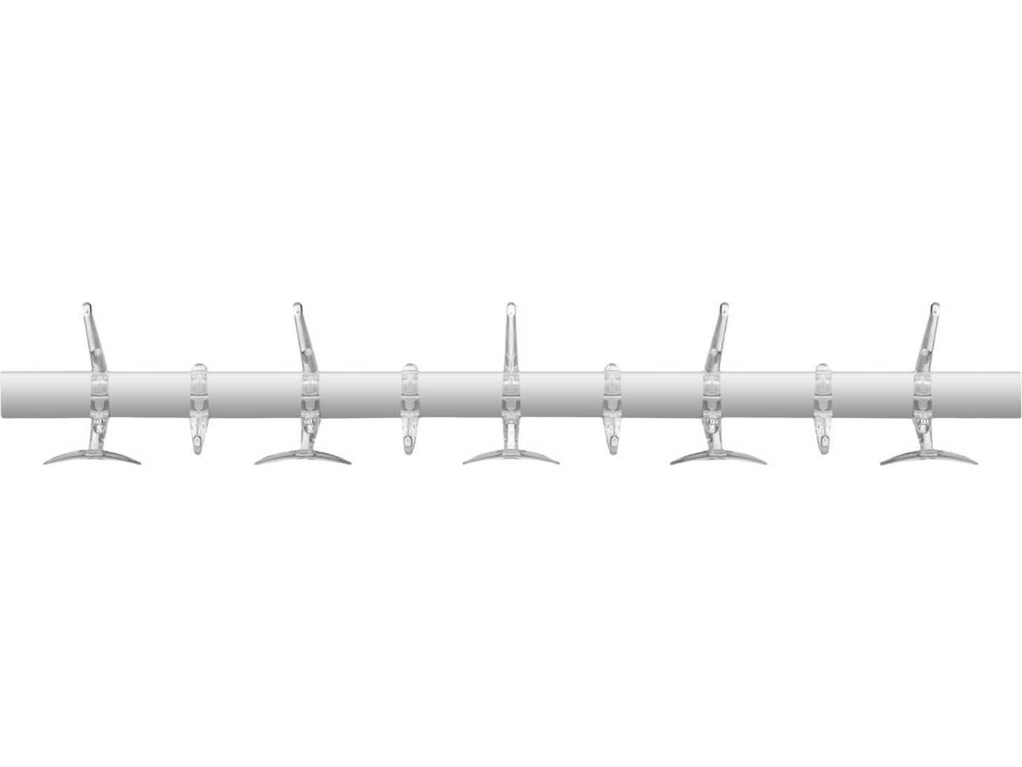 Kartell Hanger Crystal Nine Hook Wall Hanger