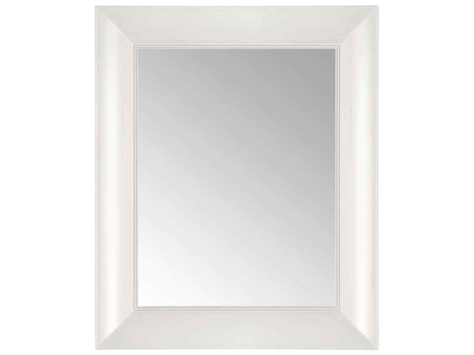 Kartell Francois Ghost White Rectangular Wall Mirror