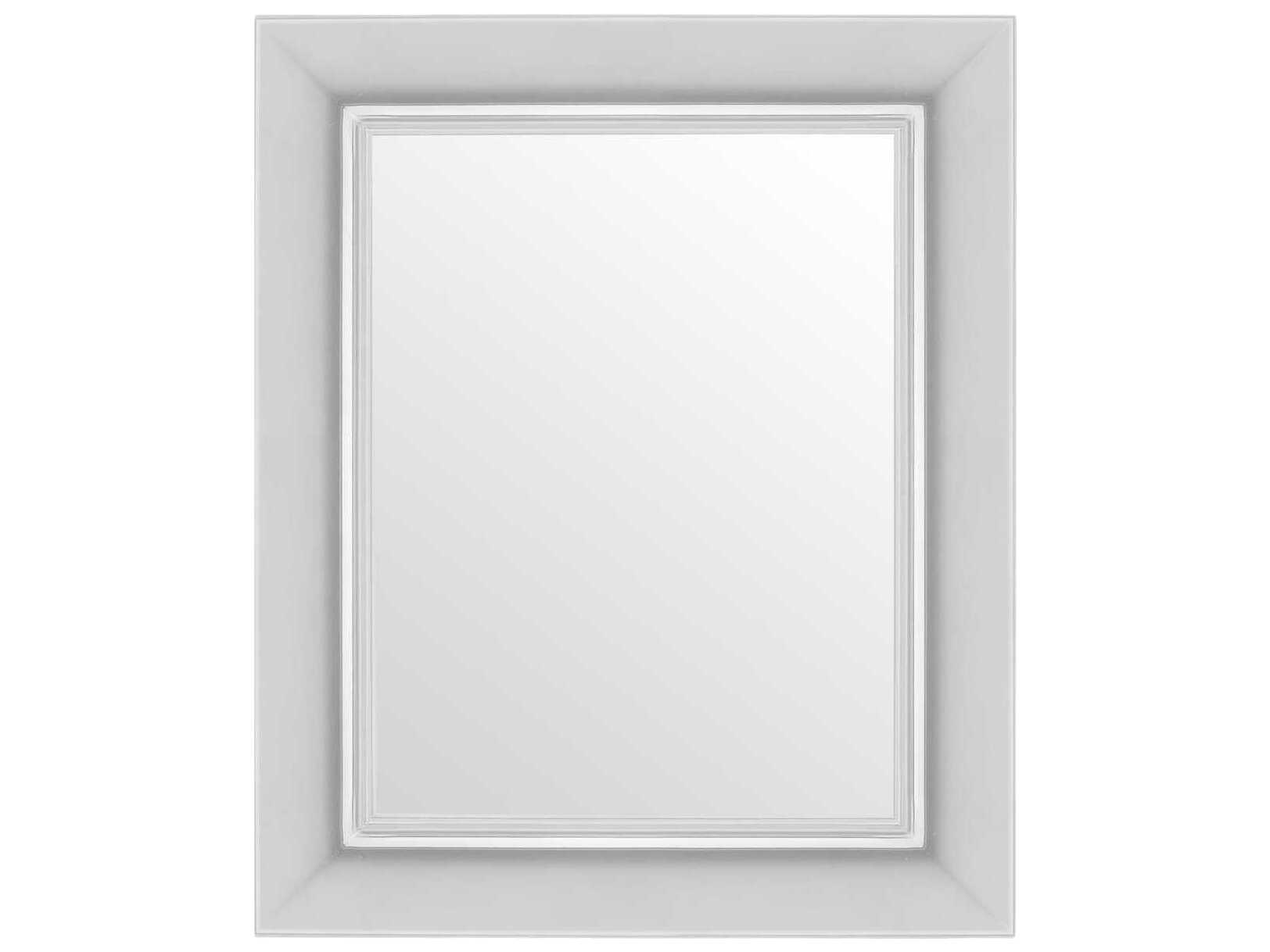 Kartell Francois Ghost Chrome Rectangular Wall Mirror