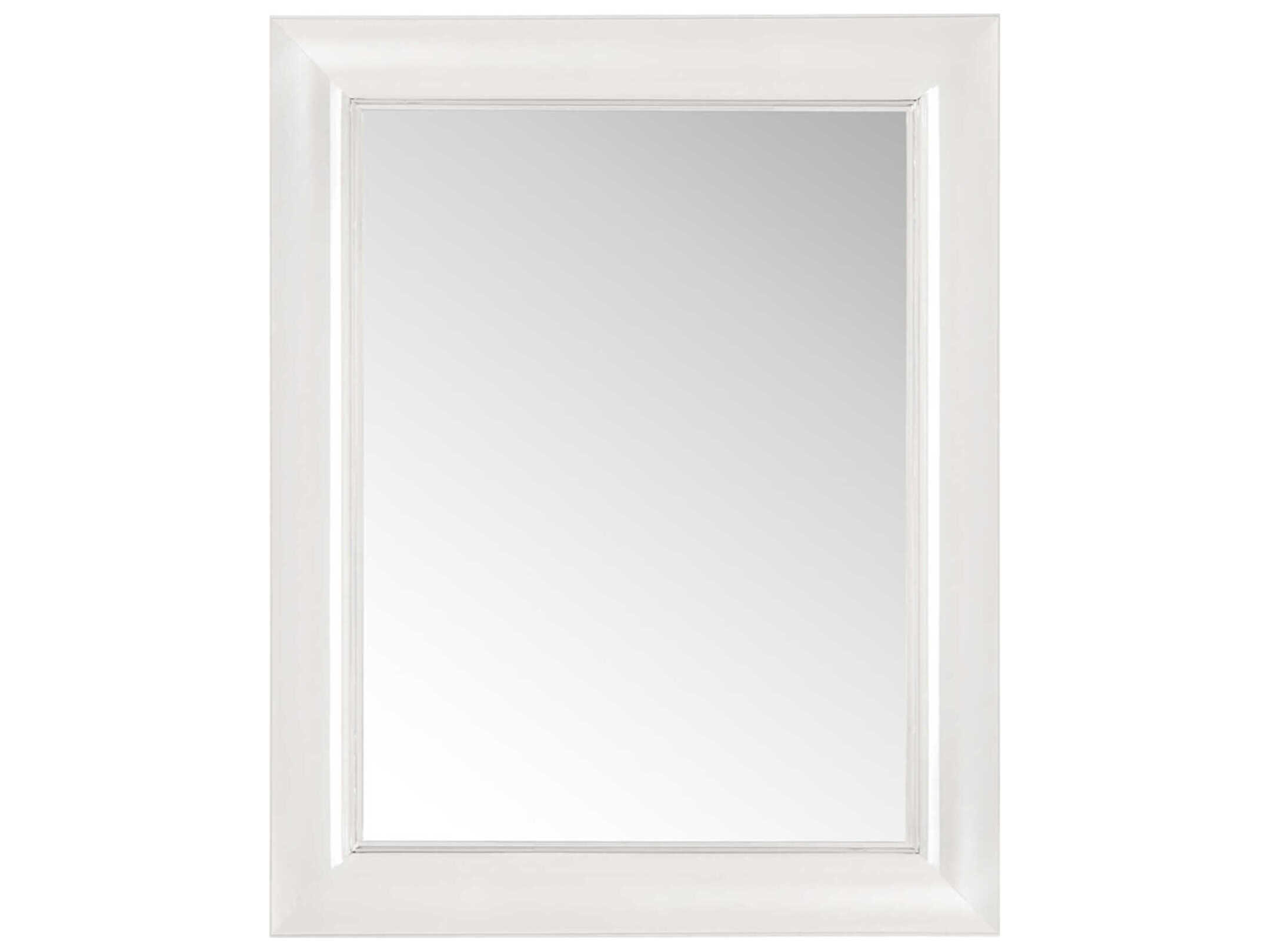 Kartell Francois Ghost Crystal Rectangular Wall Mirror