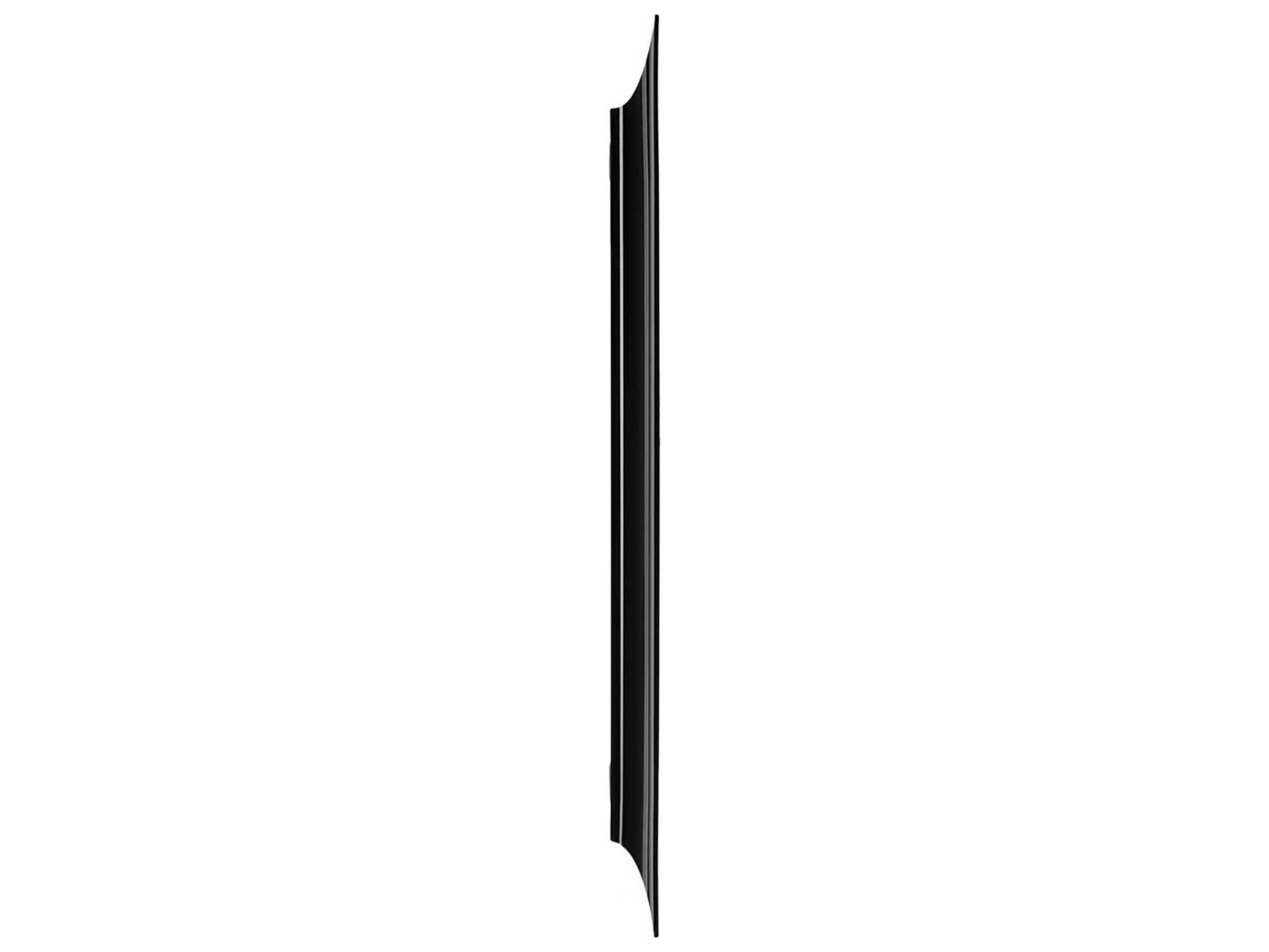 Kartell Francois Ghost Black Rectangular Wall Mirror