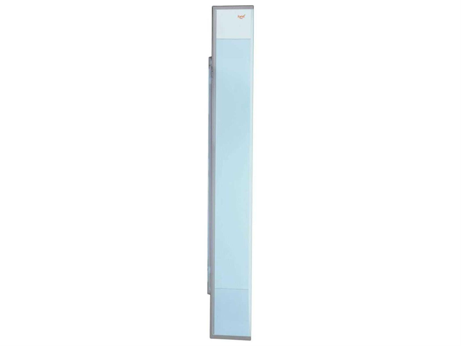 Kartell Only Me Transparent Light Blue Rectangular Wall Mirror