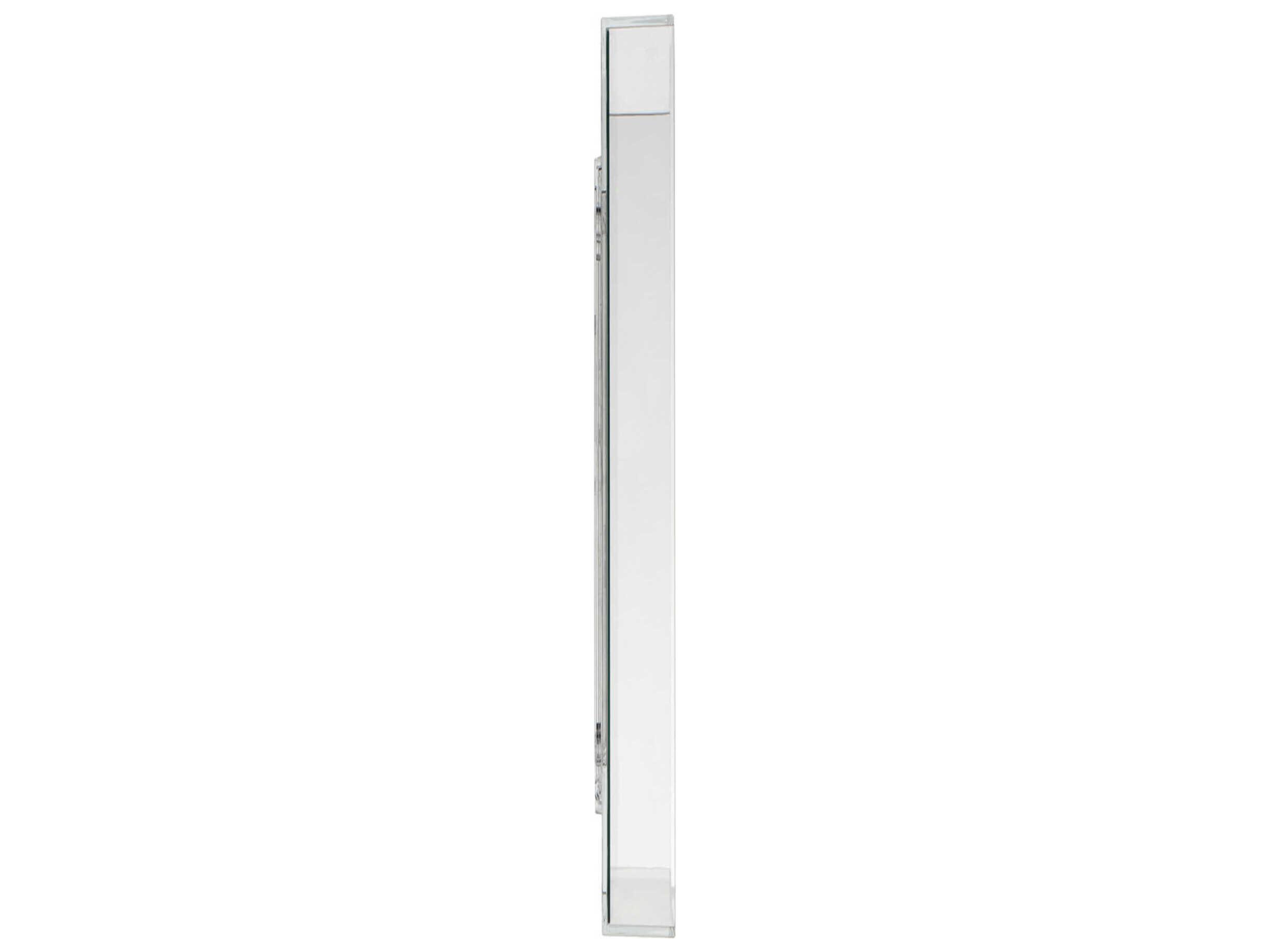 Kartell Only Me Crystal Rectangular Floor Mirror