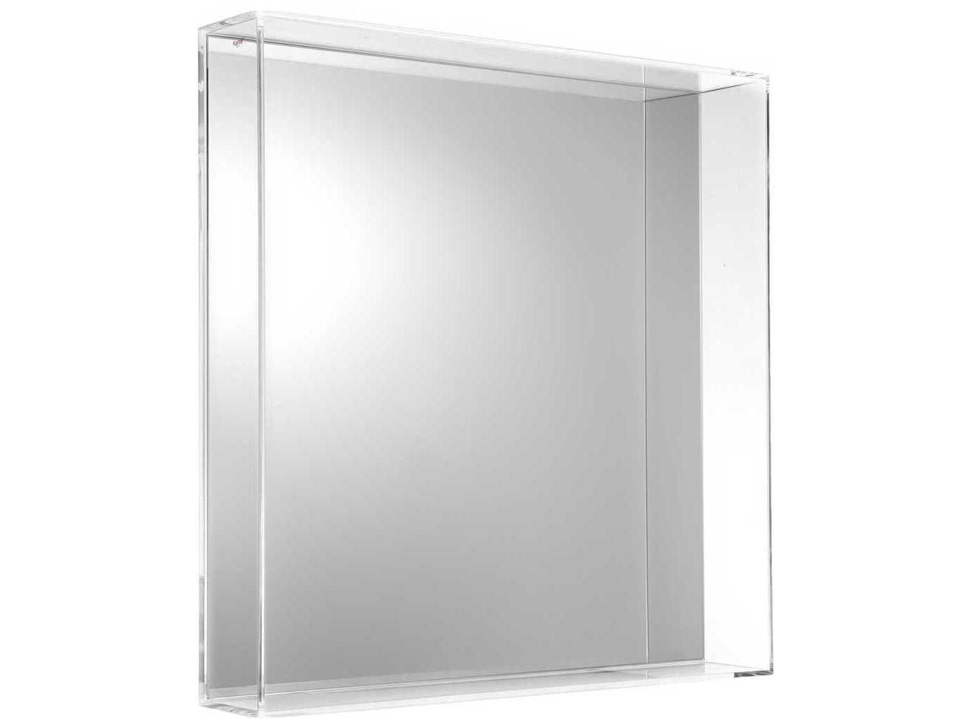 Kartell Only Me Crystal Square Wall Mirror