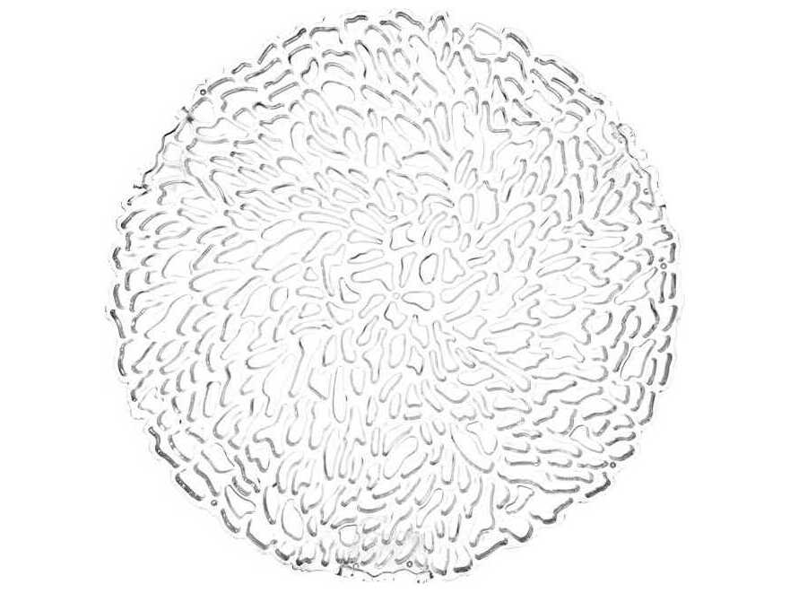 Kartell T-table Round Plastic Crystal End Table