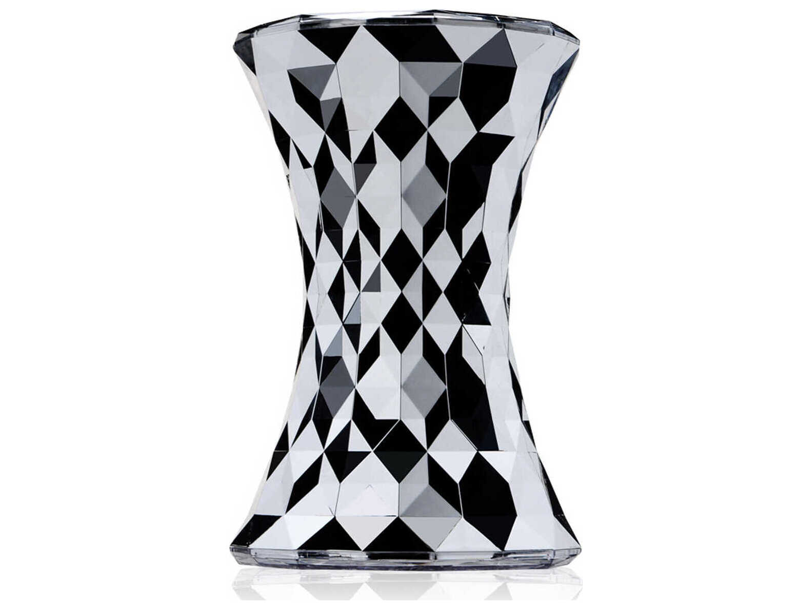 Kartell Stone Chrome Silver Accent Stool