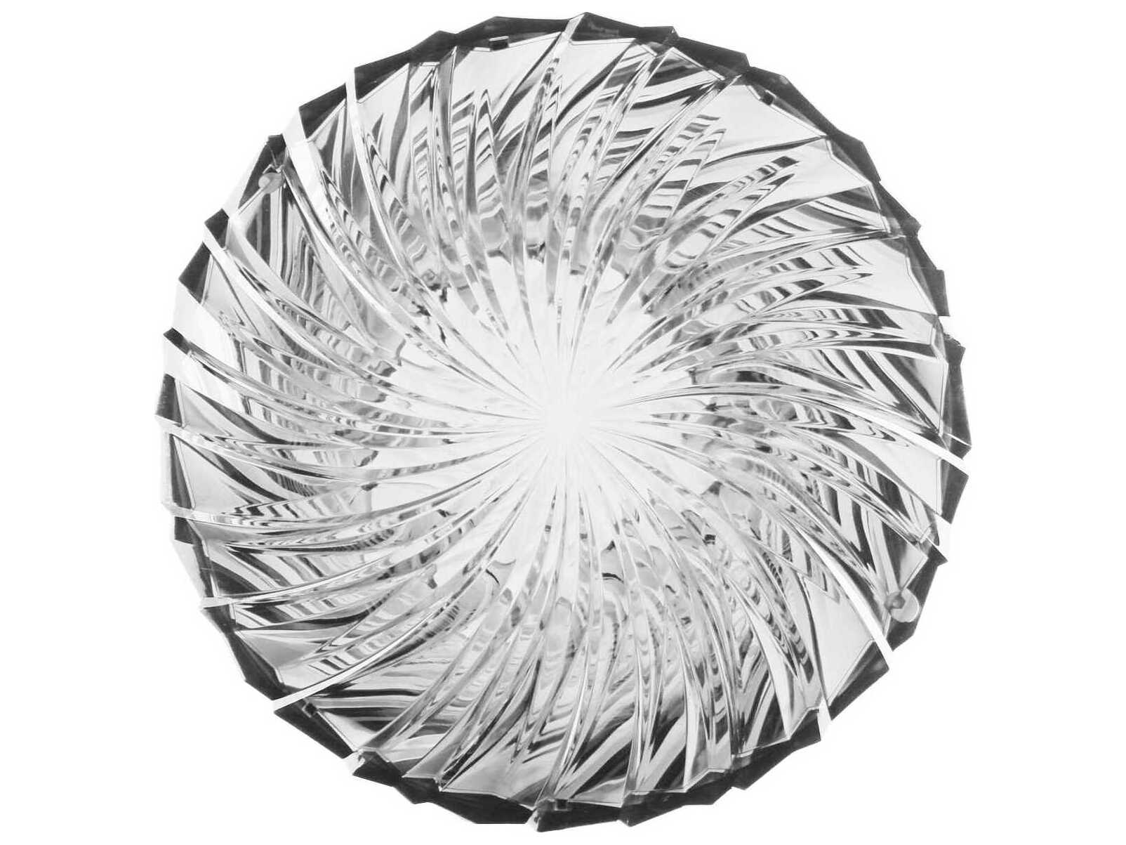 Kartell Sparkle Round Plastic Crystal End Table