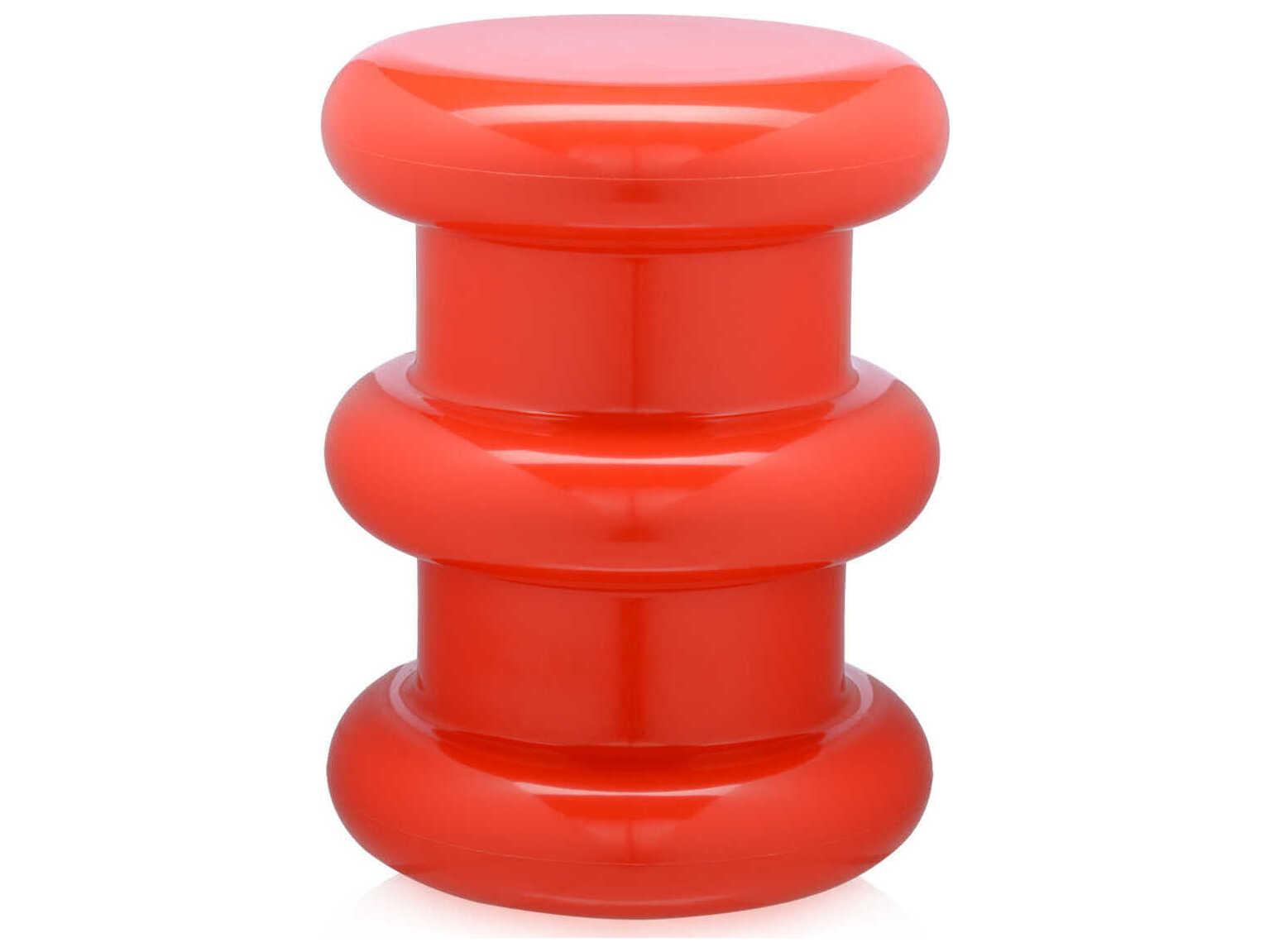 Kartell Pilastro Red Accent Stool