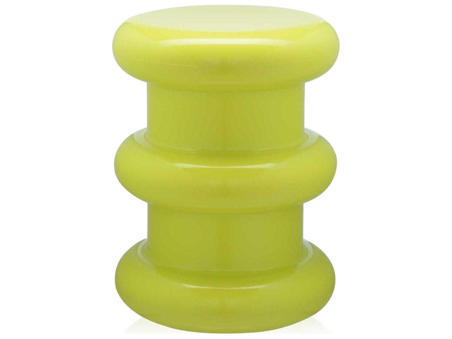 Kartell Pilastro Green Accent Stool