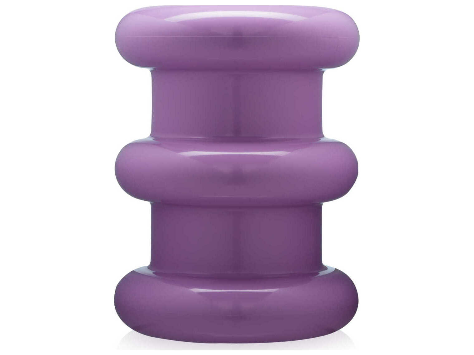 Kartell Pilastro Violet Purple Accent Stool