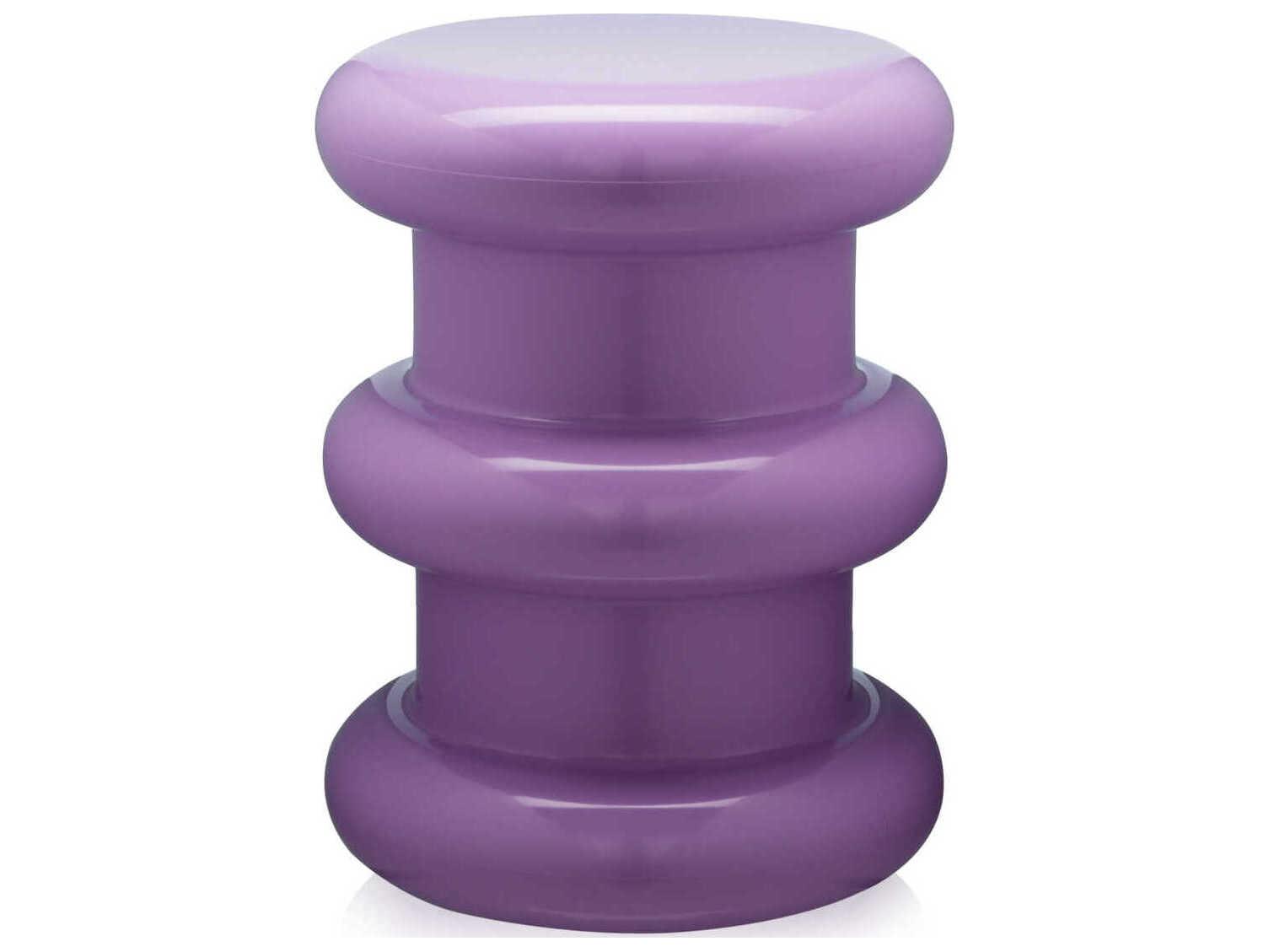 Kartell Pilastro Violet Purple Accent Stool